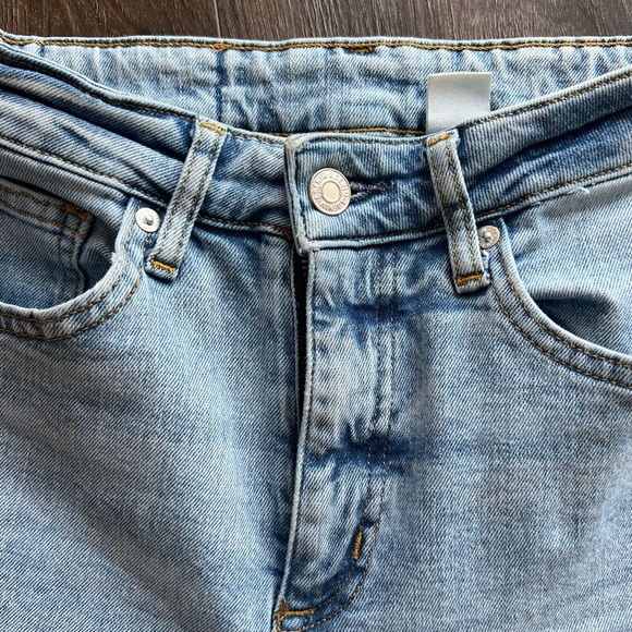 Classic Wide Blue Women's Jeans - Picture 8 of 9